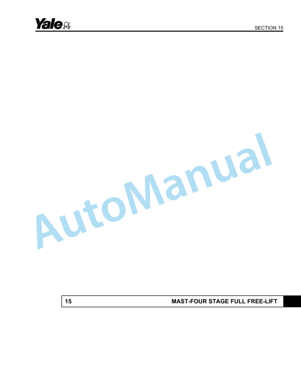 Yale E187 GC-GLC050-065TG Parts Manual 520371713 4 Yale E187 GC-GLC050-065TG Parts Manual 520371713 - Image 4