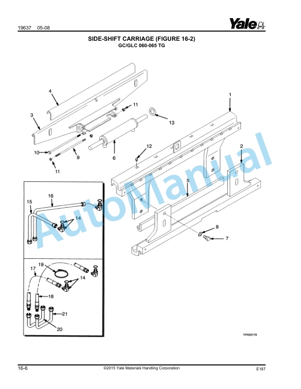 Yale E187 GC-GLC050-065TG Parts Manual 520371713 5 Yale E187 GC-GLC050-065TG Parts Manual 520371713 - Image 5