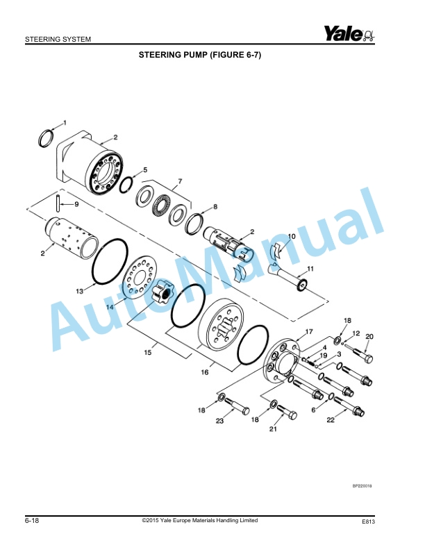 Alternative view of Yale E813 GDP-GLP35-40LJ, GDP-GLP45-55MJ Parts Manual 524208464