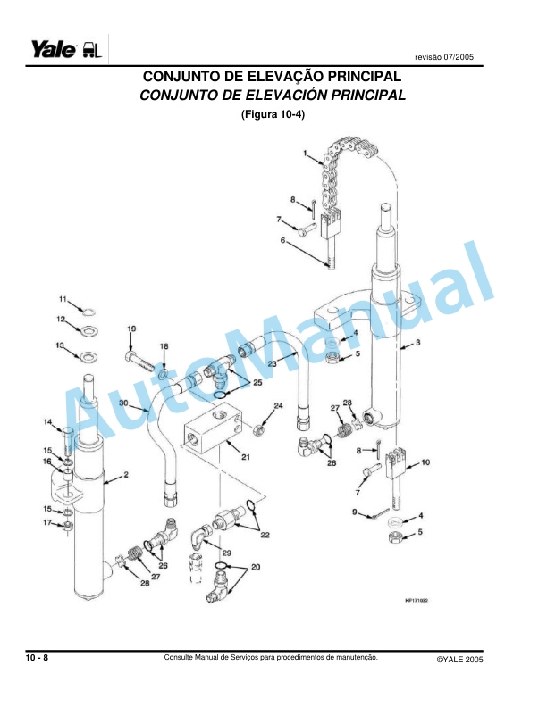 Yale GP-GTP-GDP 050-055-060 RL-TL Parts Manual 00DP00920 ITA-5