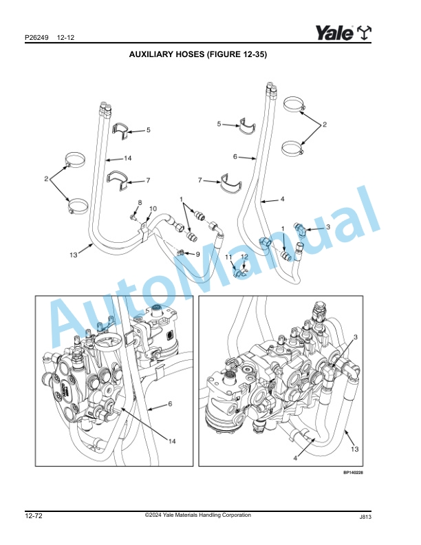 Yale J813 GP-GLP-GDP80VX, 90VX, 100VX, 110VX, 120VX Parts Manual 550068677 4 Yale J813 GP-GLP-GDP80VX, 90VX, 100VX, 110VX, 120VX Parts Manual 550068677 - Image 4
