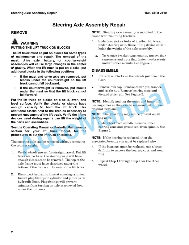 Alternative view of Hyster 2.6L, 3.0L, 3.3L Yanmar Diesel Engines Maintenance And Repair