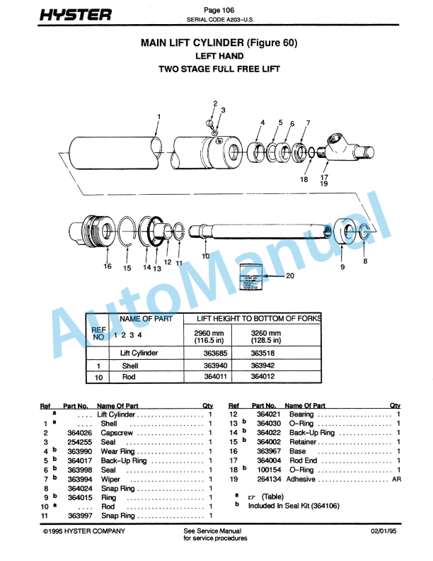 Hyster A20-25-30XL (A203) Electric Parts Manual-4