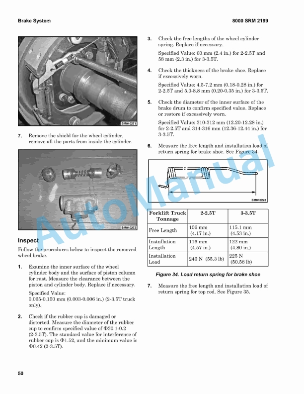 Alternative view of Hyster A3C1 H2.0UT, H2.5UT, H3.0UT, H3.5UT Service Manual 4259276