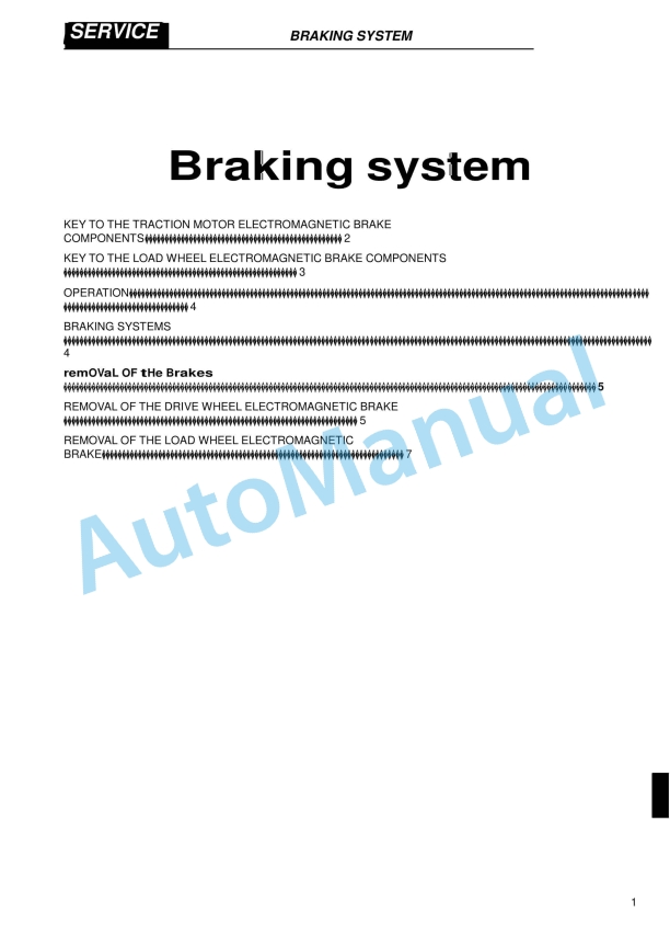 Hyster A406 Service Manual
