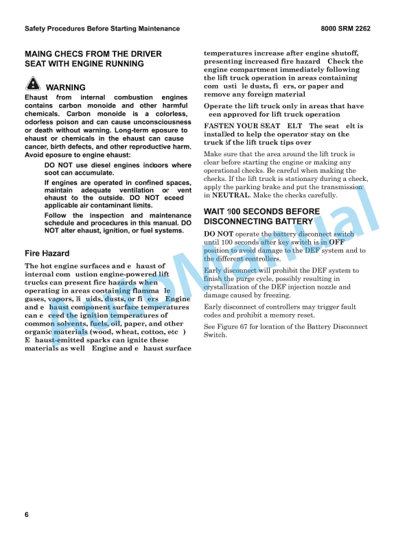 Alternative view of Hyster Automatic Greasing Service Manual