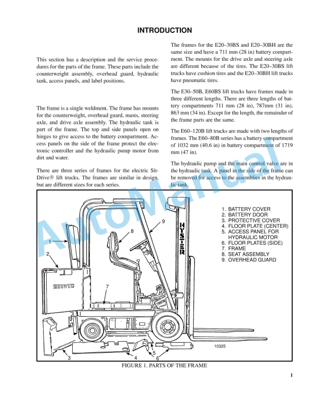 Hyster B108 (E30-60BS) Parts Manual