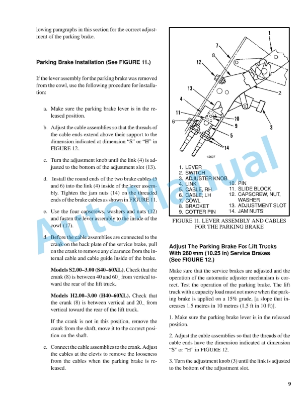 Alternative view of Hyster B187 (S40-60XL) Parts Manual