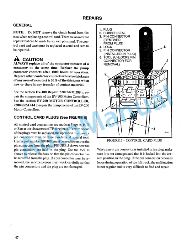 Alternative view of Hyster B210 (N30AH) Service Manual