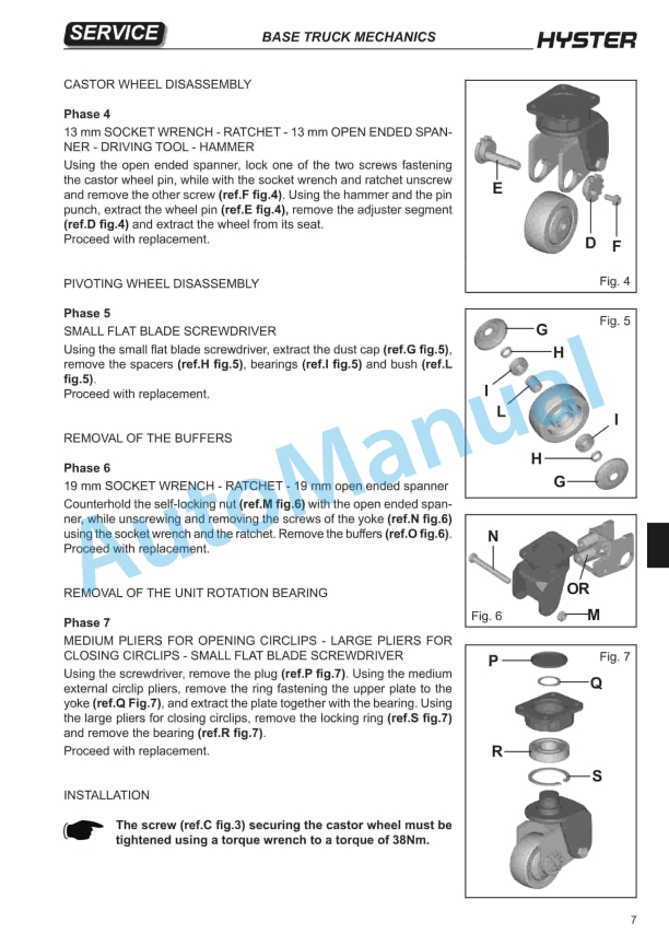 Hyster B418 (P1.6, P1.8, P2.0, P2.2) Service Manual 5 Hyster B418 (P1.6, P1.8, P2.0, P2.2) Service Manual - Image 5
