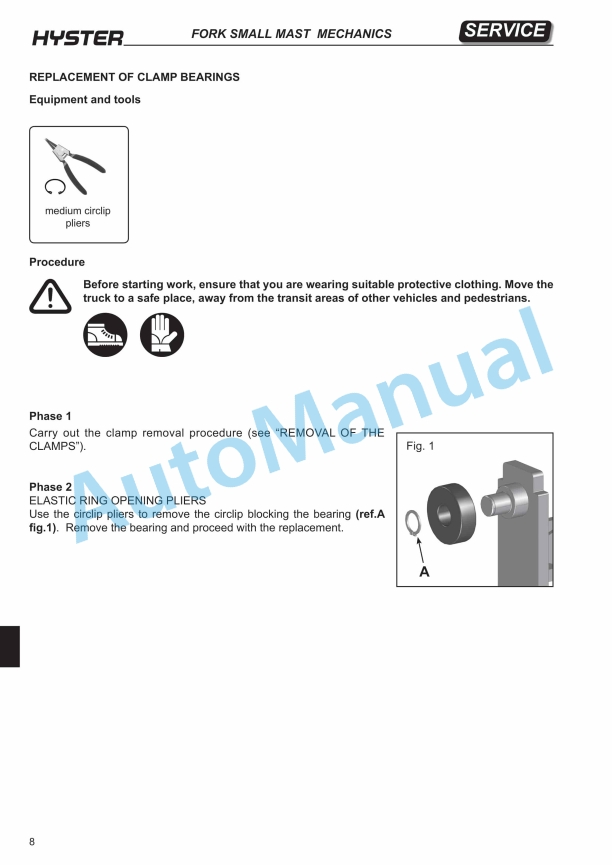 Hyster C449 (RP2.0N, RP2.5N) Service Manual 4 Hyster C449 (RP2.0N, RP2.5N) Service Manual - Image 4