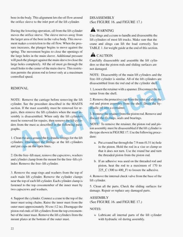 Hyster D177 (H2.00-3.20XM) Service Manual 4 Hyster D177 (H2.00-3.20XM) Service Manual - Image 4