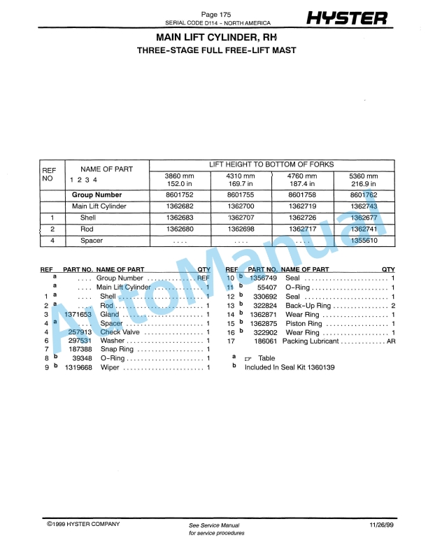 Hyster E25-30-35XM, E40XMS (D114) Electric Parts Manual-4