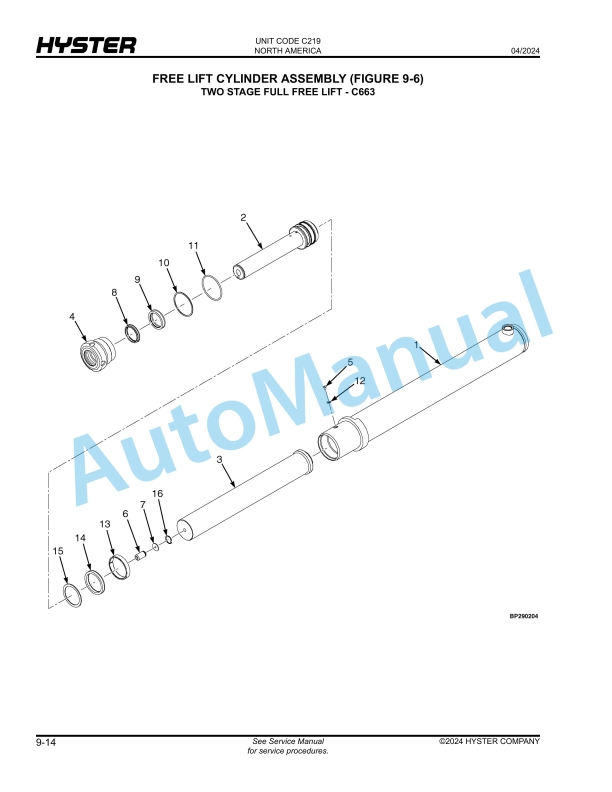 Hyster E30HSD3, E35HSD3, E40HSD3 (C219) Parts Manual 3 Hyster E30HSD3, E35HSD3, E40HSD3 (C219) Parts Manual - Image 3