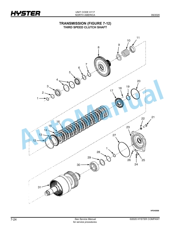 Hyster H1050HD-16CH, H1150HD-16CH (H117) Parts Manual 3 Hyster H1050HD-16CH, H1150HD-16CH (H117) Parts Manual - Image 3