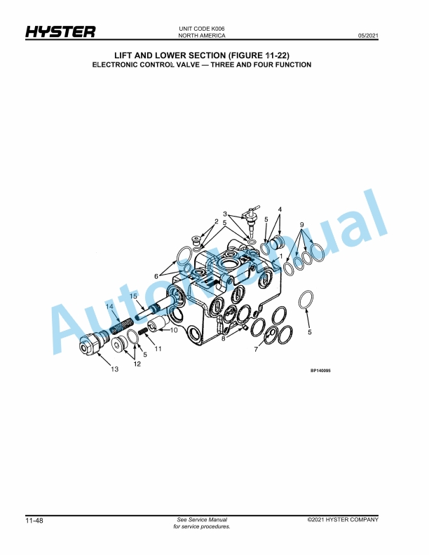 Hyster H135FT, H155FT (K006) Parts Manual 4 Hyster H135FT, H155FT (K006) Parts Manual - Image 4