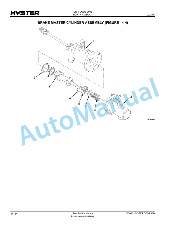 Hyster H135FT, H155FT (L006) Parts Manual 4 Hyster H135FT, H155FT (L006) Parts Manual - Image 4