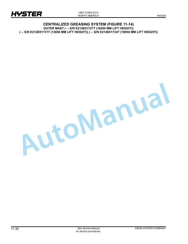 Hyster H180HD-EC6-7 to H230HD-ECD8-9 (E214) Parts Manual 2 Hyster H180HD-EC6-7 to H230HD-ECD8-9 (E214) Parts Manual - Image 2