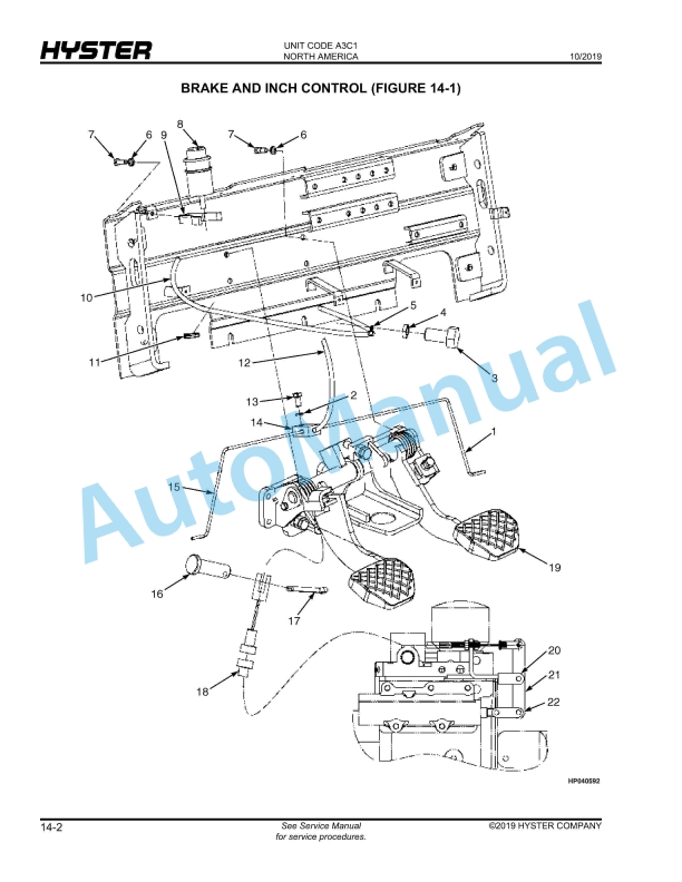 Hyster H2.0UT, H2.5UT, H3.0UT, H3.5UT (A3C1) Parts Manual 4 Hyster H2.0UT, H2.5UT, H3.0UT, H3.5UT (A3C1) Parts Manual - Image 4