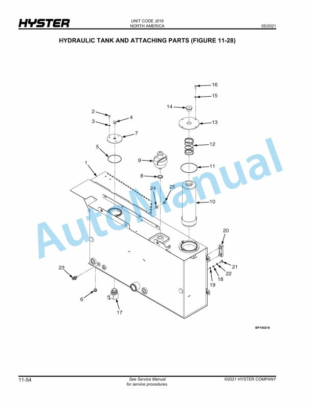 Hyster H300HD2, H330HD2, H360HD2, H360HD2-EC (J019) Parts Manual 4 Hyster H300HD2, H330HD2, H360HD2, H360HD2-EC (J019) Parts Manual - Image 4