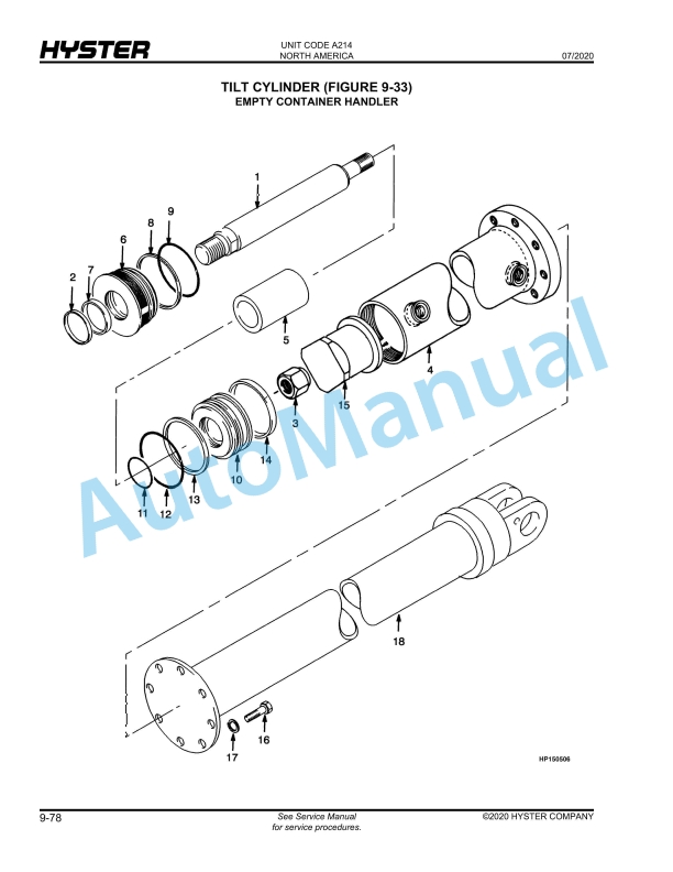 Hyster H360-450H (A214) Challenger Parts Manual 4 Hyster H360-450H (A214) Challenger Parts Manual - Image 4
