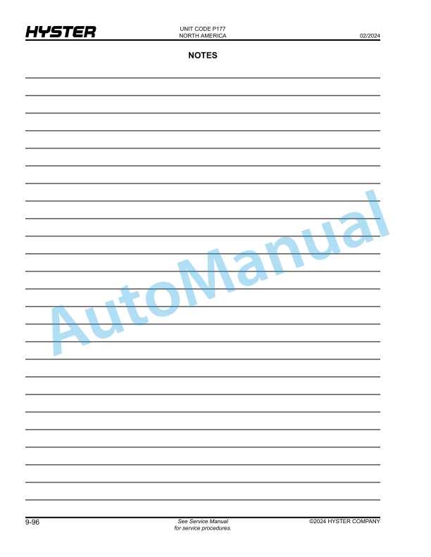 Hyster H40-50-60-70FT (P177) Parts Manual 2 Hyster H40-50-60-70FT (P177) Parts Manual - Image 2