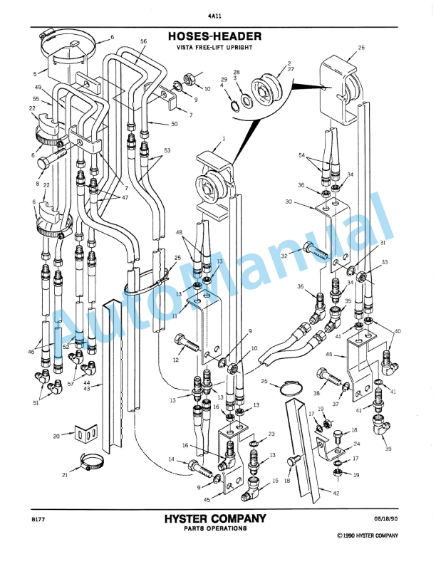 Hyster H40-50-60XL, H2.00-2.50-3.00XL (B177) Challenger Parts Manual-5