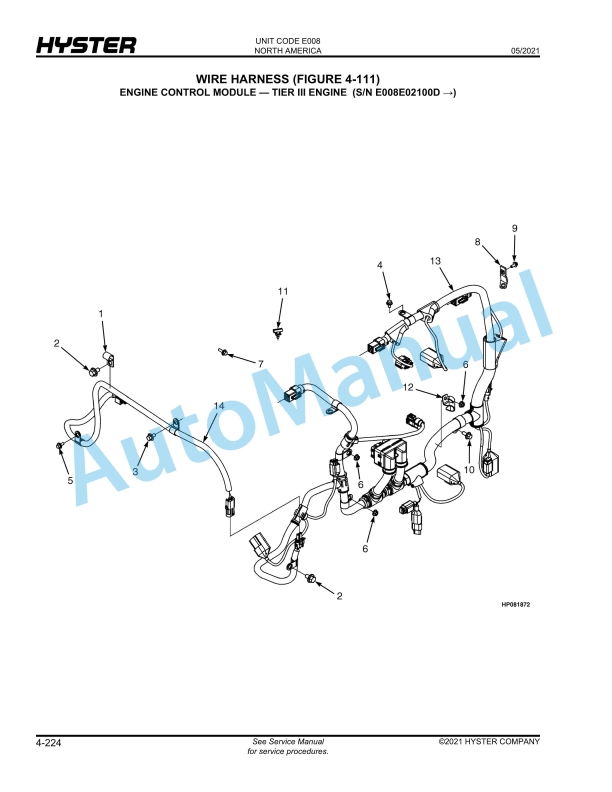 Hyster H440-700F, H550FS, H620FS, H700FS (E008) Challenger Parts Manual 2 Hyster H440-700F, H550FS, H620FS, H700FS (E008) Challenger Parts Manual - Image 2