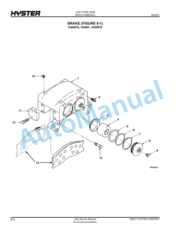 Hyster H440-700F, H550FS, H620FS, H700FS (E008) Challenger Parts Manual 3 Hyster H440-700F, H550FS, H620FS, H700FS (E008) Challenger Parts Manual - Image 3