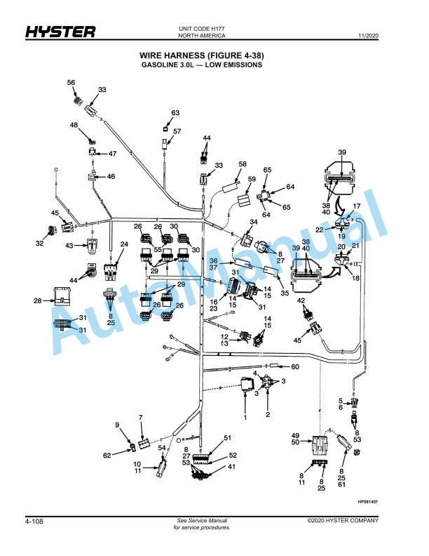 Hyster H45-65XM (H177) Challenger Parts Manual 2 Hyster H45-65XM (H177) Challenger Parts Manual - Image 2
