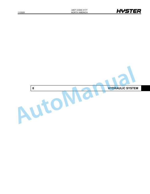 Hyster H45-65XM (H177) Challenger Parts Manual 3 Hyster H45-65XM (H177) Challenger Parts Manual - Image 3
