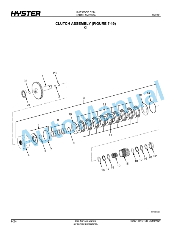 Hyster H450HD-EC, H500HD-EC (D214) Parts Manual 3 Hyster H450HD-EC, H500HD-EC (D214) Parts Manual - Image 3