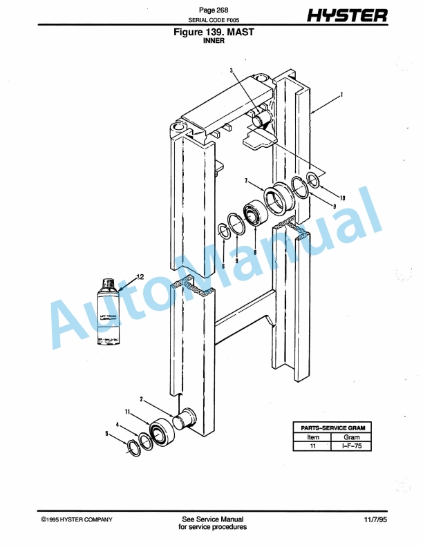 Hyster H70-110XL, H90XLS (F5) Challenger Parts Manual-3