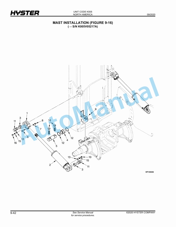 Hyster H70-120XM (K005) Challenger Parts Manual 3 Hyster H70-120XM (K005) Challenger Parts Manual - Image 3