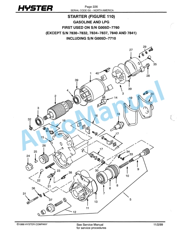 Hyster H70, 80, 90, 100, 110XL, H90XLS (G5) Challenger Parts Manual-2