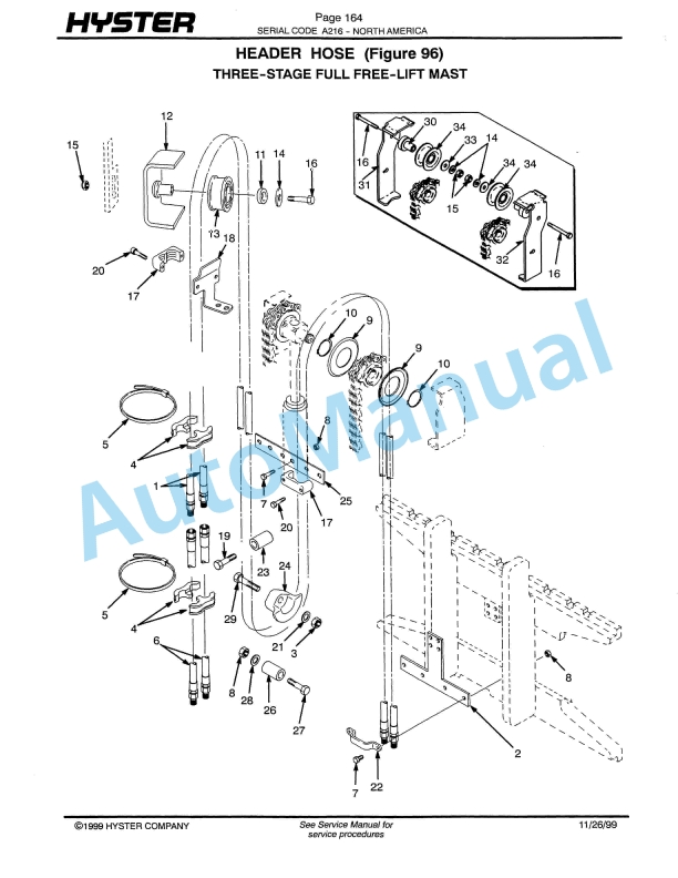 Hyster J40-50-60-65XM (A216) Electric Parts Manual-4