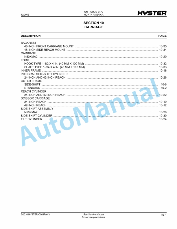 Hyster N25XMDR2, N30XMR2, N40XMR2 (B470), N50XMA2 (B471) Electric Parts Manual 4 Hyster N25XMDR2, N30XMR2, N40XMR2 (B470), N50XMA2 (B471) Electric Parts Manual - Image 4