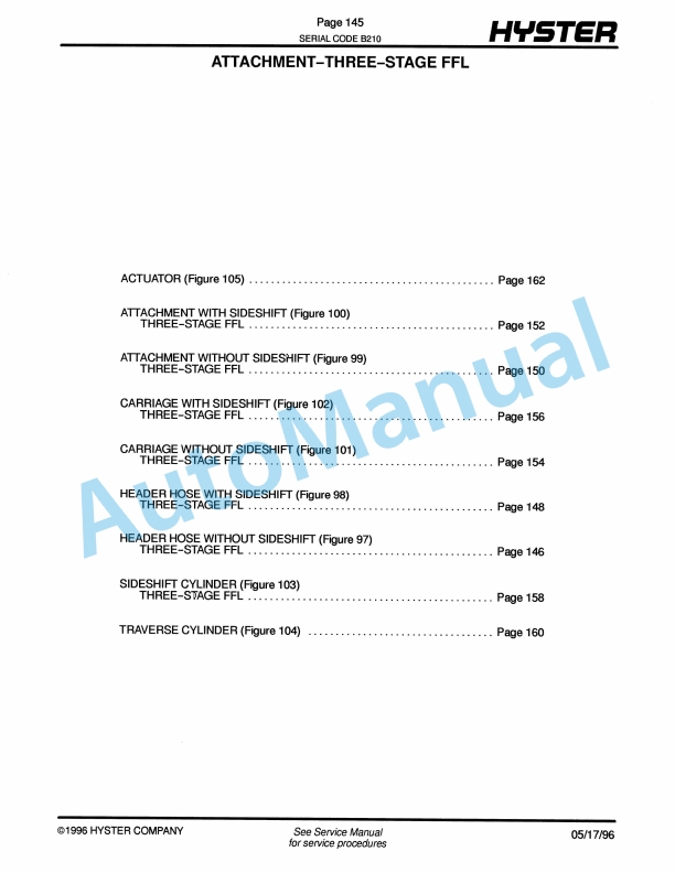 Hyster N30AH (B210) Electric Parts Manual-5