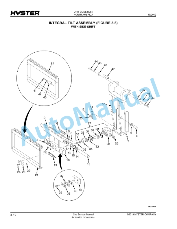 Hyster N30XMXDR3, N45XMXR3 (B264) Electric Parts Manual 4 Hyster N30XMXDR3, N45XMXR3 (B264) Electric Parts Manual - Image 4