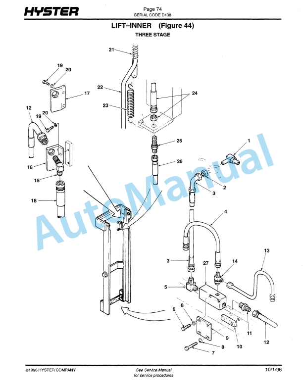 Hyster N50FA, N40-45FR (D138) Electric Parts Manual-3
