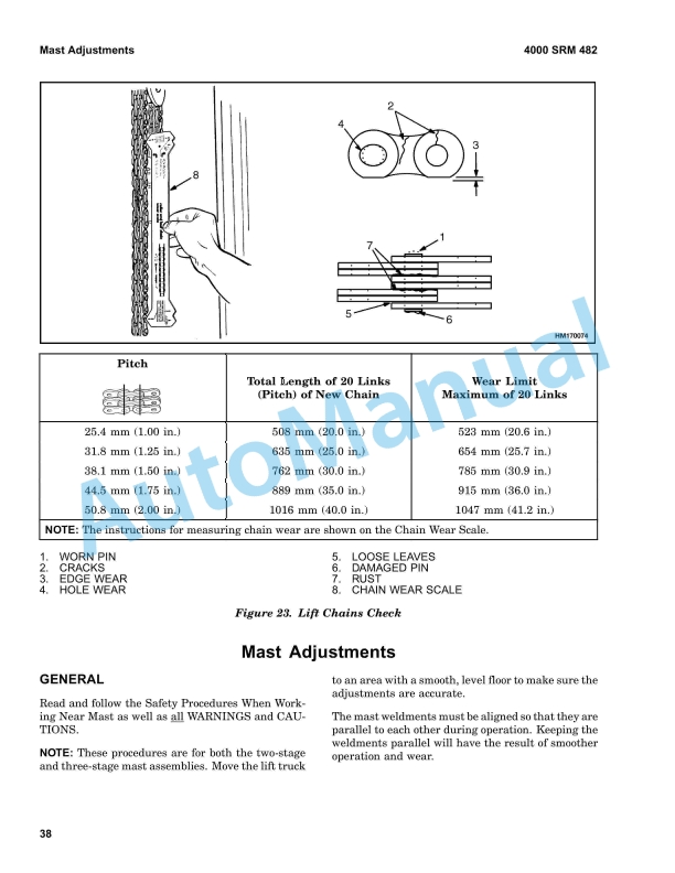 Hyster N50FA to V30ZMD Mast Maintenance And Repair 5 Hyster N50FA to V30ZMD Mast Maintenance And Repair - Image 5