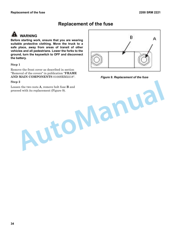 Hyster P1.6 UT Frame And Main Components Service Manual 4 Hyster P1.6 UT Frame And Main Components Service Manual - Image 4