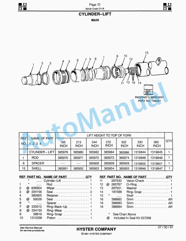 Hyster R30E, R30EA, R30EF, R35E (D118) Electric Parts Manual 5 Hyster R30E, R30EA, R30EF, R35E (D118) Electric Parts Manual-5