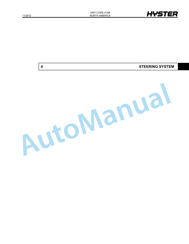Hyster R30XMF3 (A169), R30XMA3 (A185), R30XM3 (H118) Order Picker Parts Manual 2 Hyster R30XMF3 (A169), R30XMA3 (A185), R30XM3 (H118) Order Picker Parts Manual - Image 2