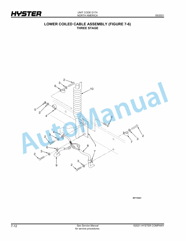 Hyster R30XMS2 (D174) Electric Parts Manual 4 Hyster R30XMS2 (D174) Electric Parts Manual - Image 4
