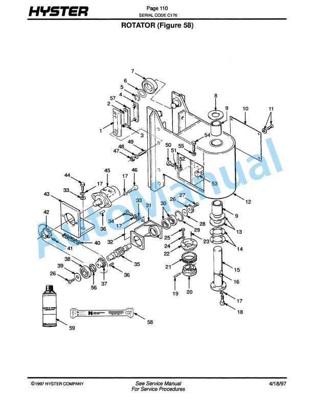 Hyster R40EH (C176) Hi-Racker Parts Manual-5