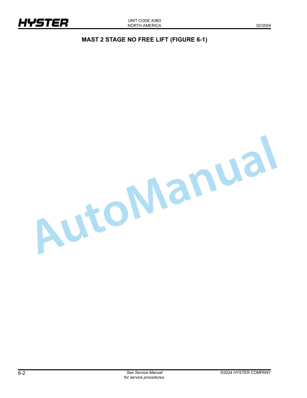 Hyster S1.5UTS (A3B3) Parts Manual 5 Hyster S1.5UTS (A3B3) Parts Manual - Image 5