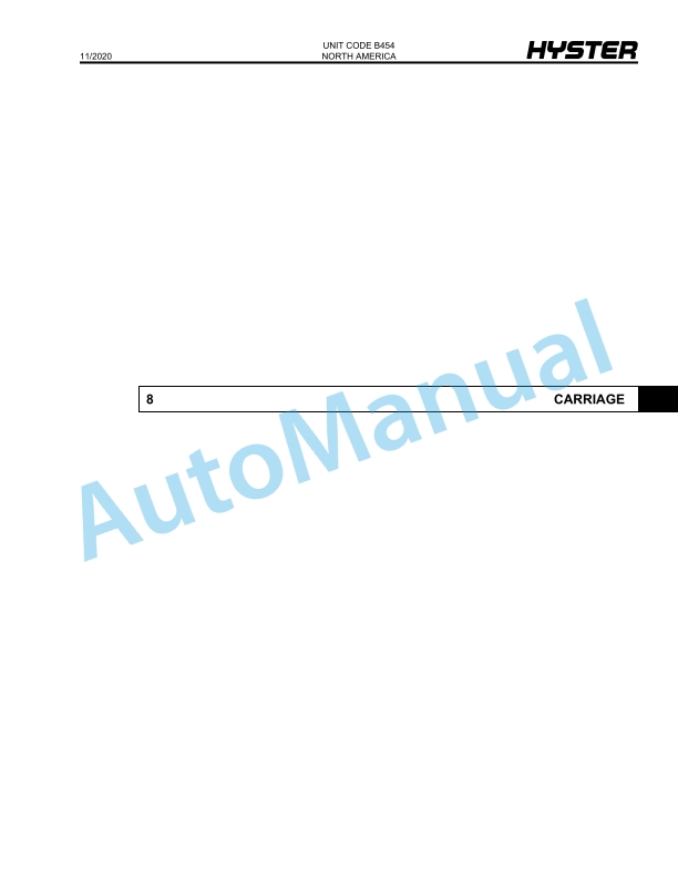 Hyster W25-40ZC (B454) Parts Manual 4 Hyster W25-40ZC (B454) Parts Manual - Image 4