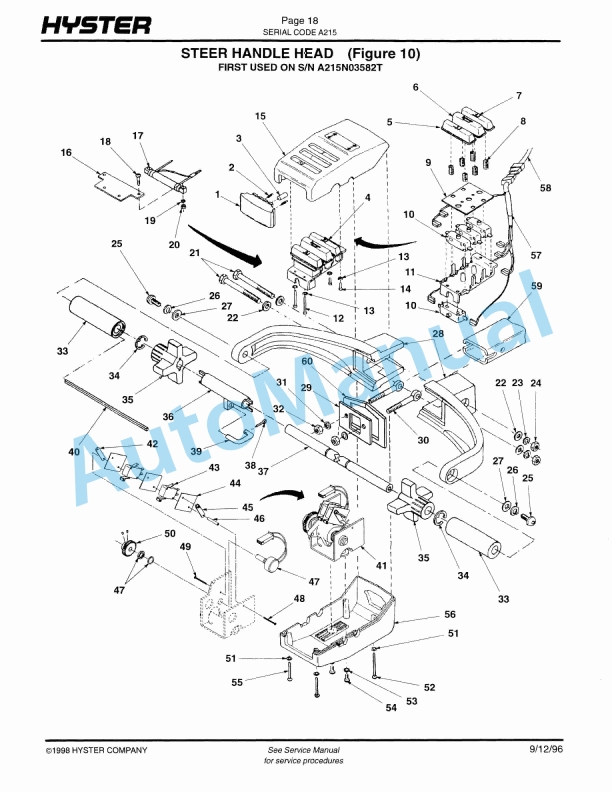 Hyster W45XT (A215) Walkie Parts Manual 2 Hyster W45XT (A215) Walkie Parts Manual-2