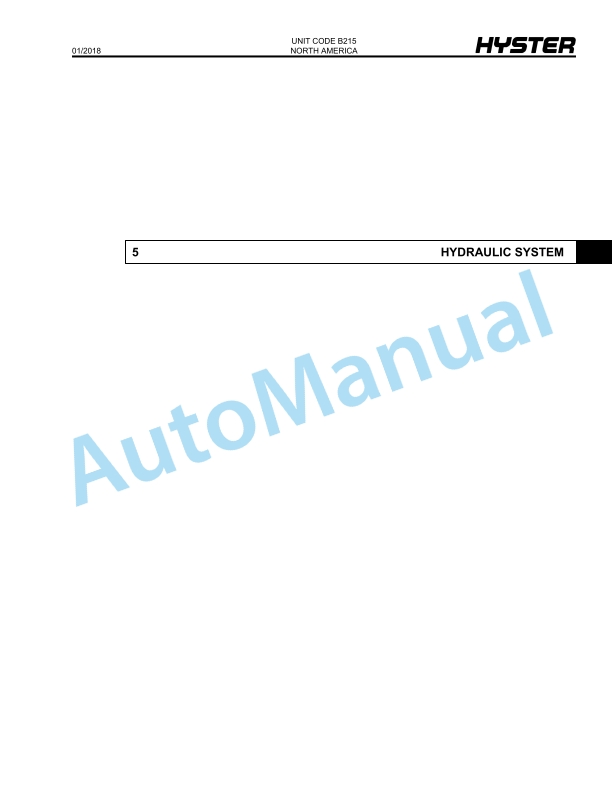Hyster W45XT (B215) Walkie Parts Manual 3 Hyster W45XT (B215) Walkie Parts Manual - Image 3